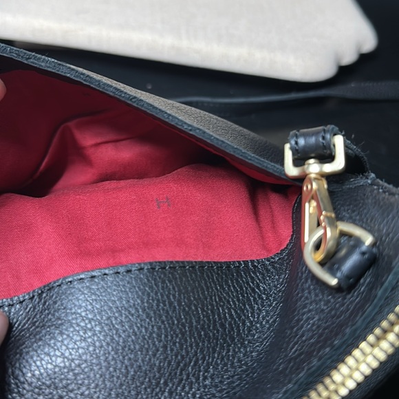 Hammitt Nash Black Leather Zipper Crossbody Shoulder Bag Purse Clutch Wristlet - Picture 5 of 12